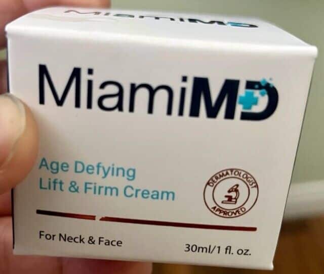 We Tested MiamiMD Lift & Firm Cream