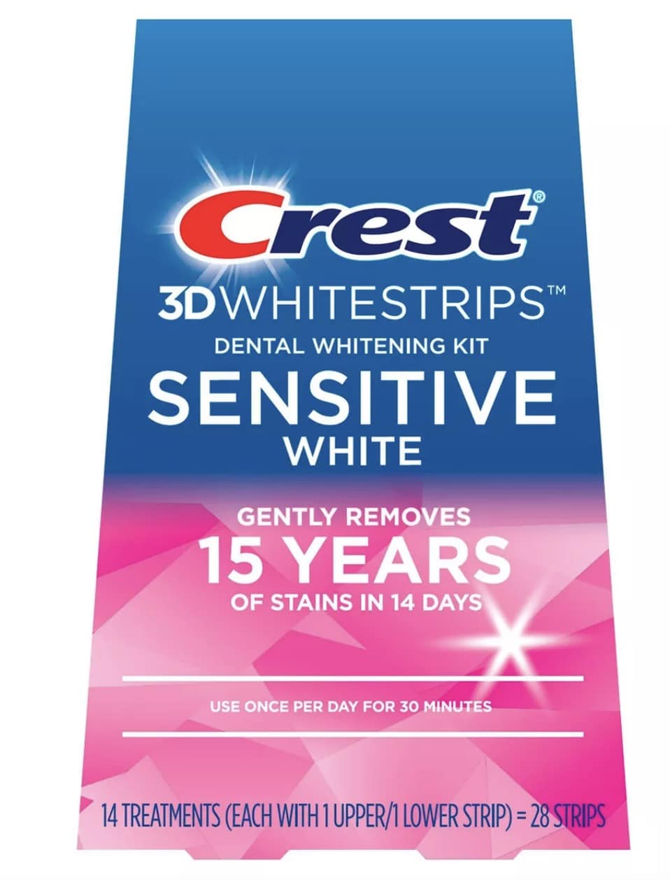 Crest 3D Sensitive Teeth Whitening Kit